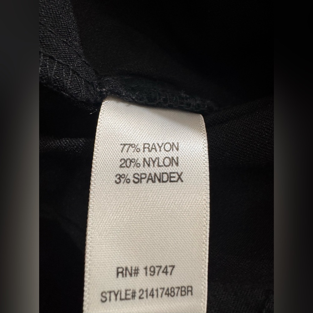 Counterparts Women's Black Chinos - Picture 4 of 8